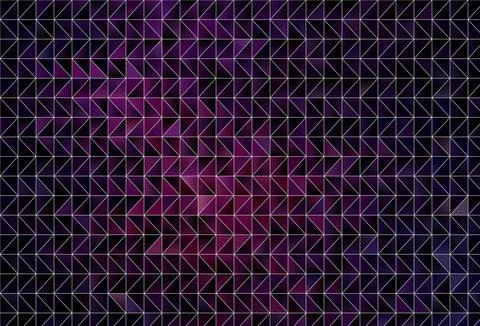 Dark Pink vector polygonal pattern. Stock Illustration