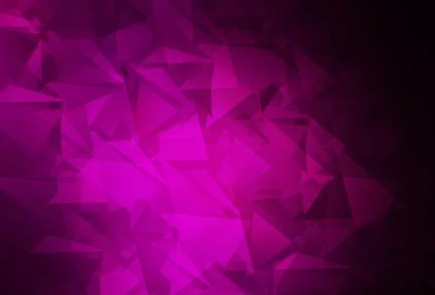Dark Pink vector polygonal pattern. イラスト素材