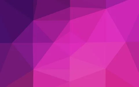 Dark Pink vector shining triangular pattern. Illustrazione stock