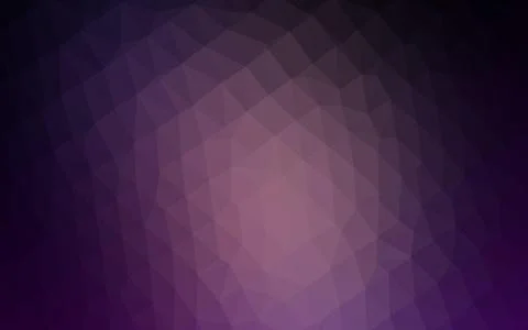 Dark Pink vector shining triangular pattern. Stockillustratie