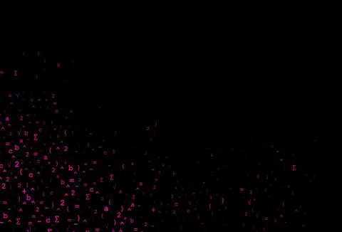 Dark Pink vector template with math simbols. Stock Illustration