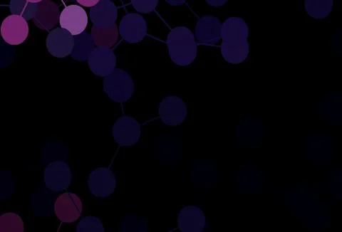 Dark Pink vector texture with artificial intelligence concept. Stock Illustration