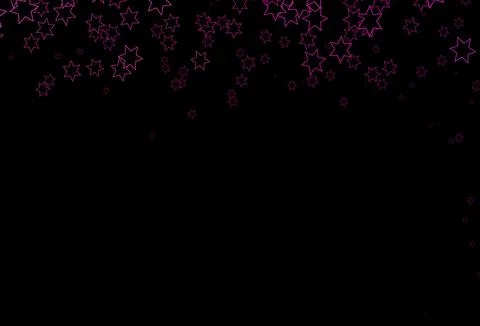 Dark Pink vector texture with beautiful stars. イラスト素材