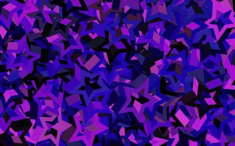 Dark Pink vector texture with beautiful stars. Stock Illustration