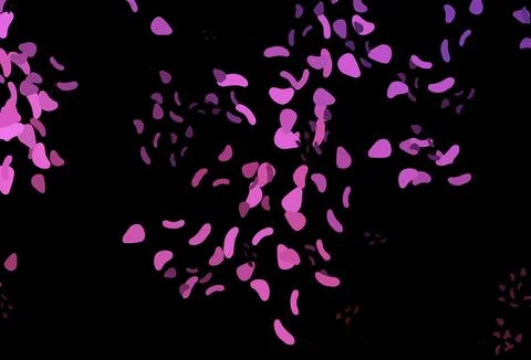 Dark Pink vector texture with random forms. Stock Illustration