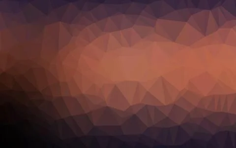 Dark Pink, Yellow vector abstract mosaic backdrop. 库存插图