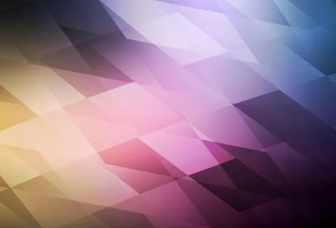 Dark Pink, Yellow vector background with rectangles. Illustrazione stock