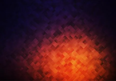 Dark Pink, Yellow vector background with rectangles. Stock Illustration