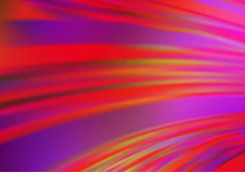 Dark Pink, Yellow vector blur pattern. Illustrazione stock