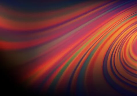 Dark Pink, Yellow vector bokeh pattern. Illustrazione stock