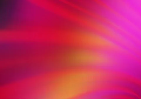 Dark Pink, Yellow vector glossy bokeh pattern. Illustrazione stock