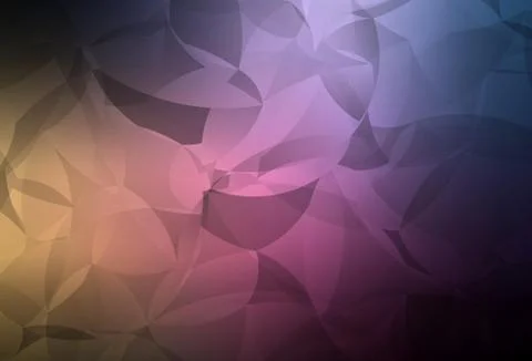 Dark Pink, Yellow vector gradient triangles texture. Illustrazione stock