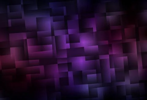 Dark Pink, Yellow vector gradient triangles pattern. Illustrazione stock