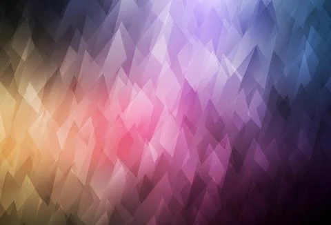 Dark Pink, Yellow vector layout with lines, rectangles. Stock Illustration