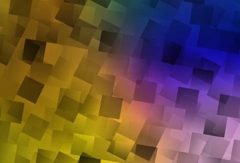 Dark Pink, Yellow vector layout with lines, rectangles. Stock Illustration