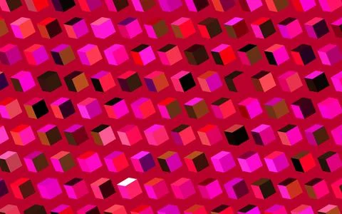 Dark Pink, Yellow vector layout with lines, rectangles. Stock Illustration