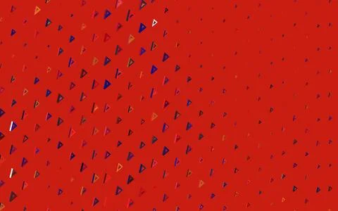 Dark Pink, Yellow vector pattern with polygonal style. Stock Illustration