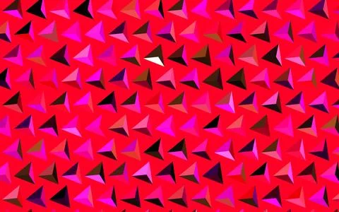 Dark Pink, Yellow vector pattern with polygonal style. 스톡 일러스트