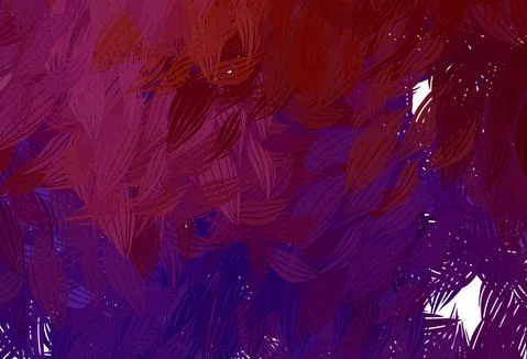 Dark Pink, Yellow vector pattern with random forms. イラスト素材