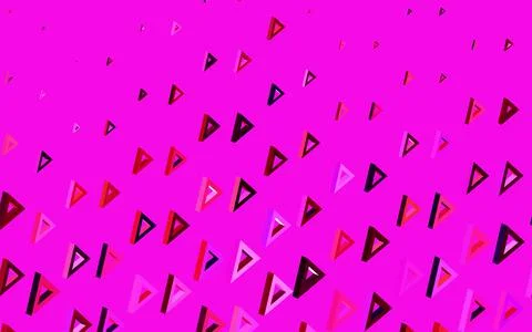 Dark Pink, Yellow vector pattern with polygonal style. Illustrazione stock