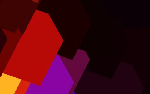 Dark Pink, Yellow vector pattern in square style. Stock Illustration