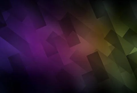 Dark Pink, Yellow vector pattern in square style. イラスト素材