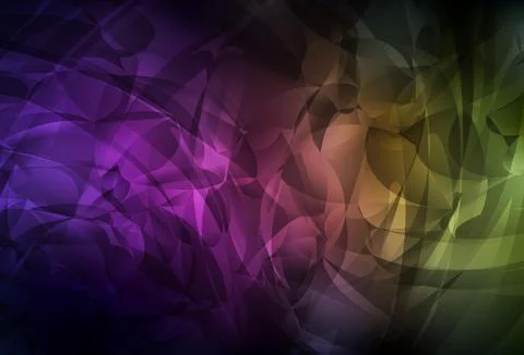 Dark Pink, Yellow vector pattern with random forms. Stock Illustration