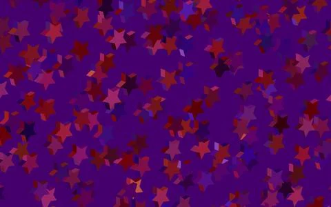 Dark Pink, Yellow vector pattern with christmas stars. 스톡 일러스트