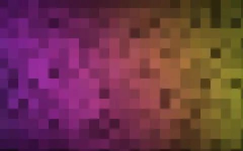 Dark Pink, Yellow vector polygonal design pattern. Consist of gradient rectan Illustrazione stock
