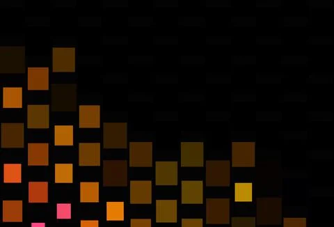 Dark Pink, Yellow vector template with square style. Stock Illustration