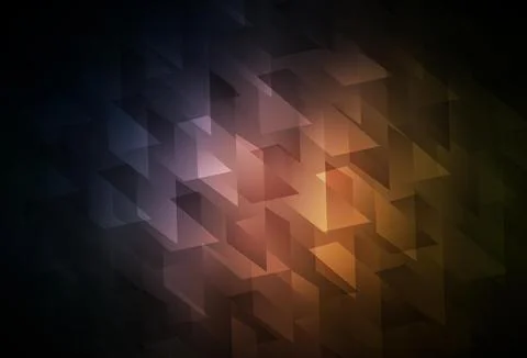 Dark Pink, Yellow vector template with rhombus. Illustrazione stock