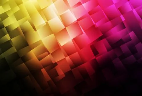 Dark Pink, Yellow vector texture in rectangular style. Illustrazione stock