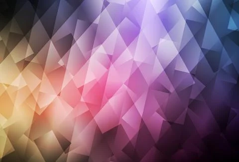 Dark Pink, Yellow vector texture in rectangular style. Stock Illustration