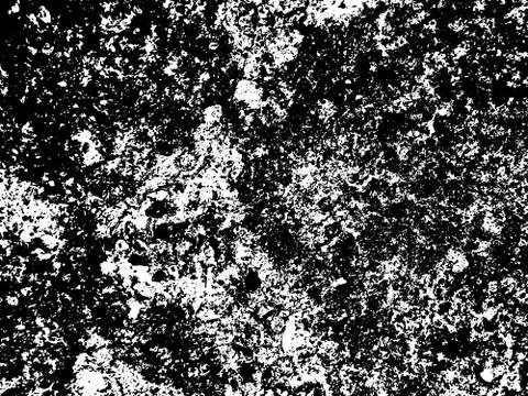 Dark Pitted Concrete Texture Stock Illustration