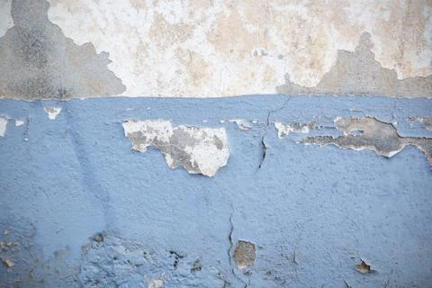 Dark Plaster Wall With Dirty White Background Foto stock