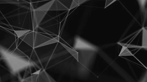 Dark Plexus Network 08 Stock Footage 174214576