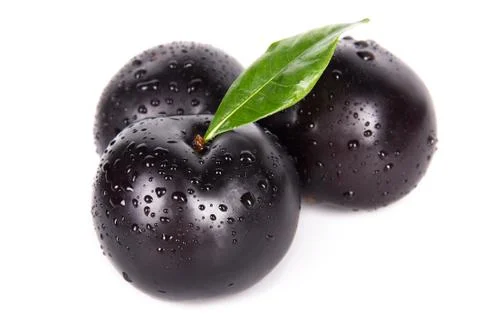 Dark plums Stock Photos