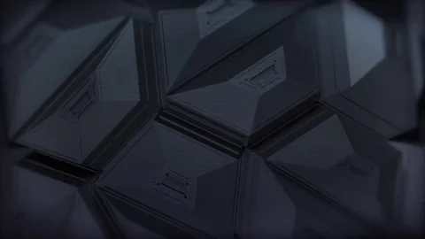 Dark Polygon Background Stock Footage 80782449