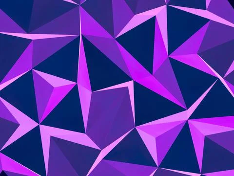Dark polygonal background - abstract computer generated illustration Stock Illustration