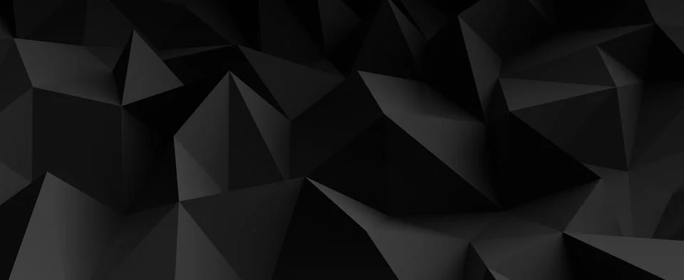 Dark polygonal triangle crystals abstract background 스톡 일러스트