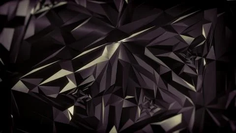 Dark Polygonal Wallpaper Stock Illustration