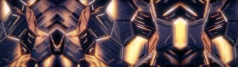 Dark Polygonal Widescreen 4k Animation Stock Footage 167026221