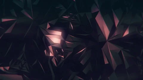 Dark Polygons Abstract Motion Background Stock Footage 154660072