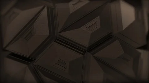 Dark Polygons Background Stock Footage 80938947