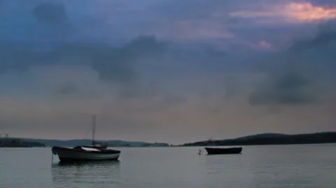 Dark port Stock Footage 952626