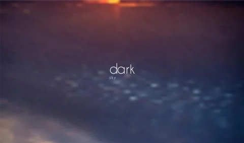 The dark, pre-thunderstorm, sunset sky covered with clouds. Vector illustrati Stock Illustration