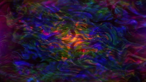 Dark Psychedelic Liquid Swirl Abstract Loop Stock Footage 336857958