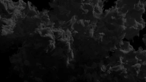 Dark Puffs Of Smoke Transition Stock Footage 100536025