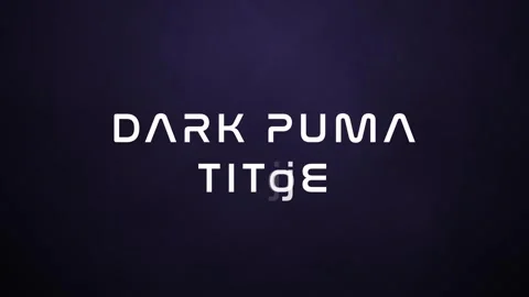 Dark Puma Superhero Title Intro Catálogo de After Effects