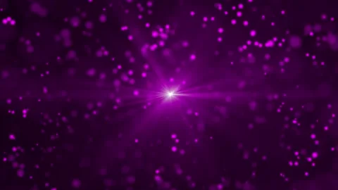 Dark purple abstract background with shiny particles and points of light Stock Footage 297403574